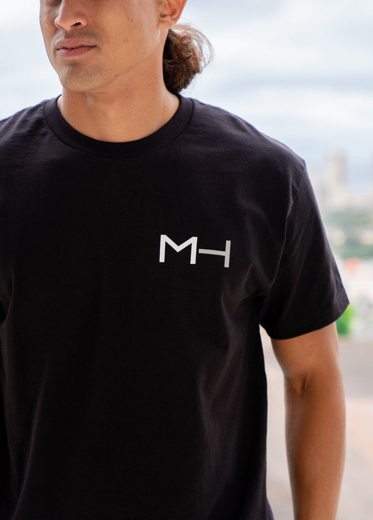 MAU STACK BLACK/GRAY T-SHIRT Shirts Mau Hawaii 