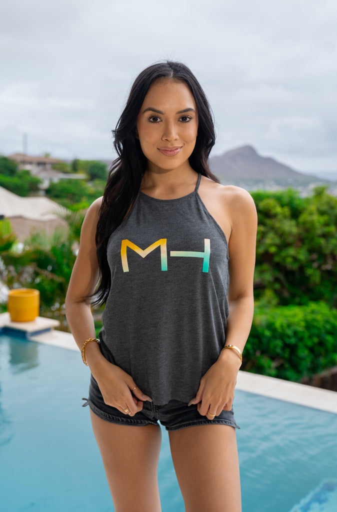 MAU WOMEN'S FADE BEACH TOP Shirts Mau Hawaii SMALL 