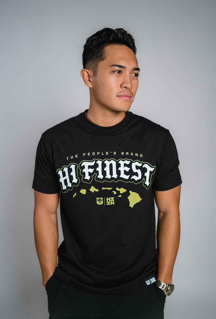 OLD ENGLISH GREEN T-SHIRT Shirts Hawaii's Finest 