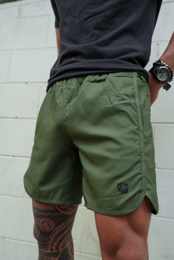 OLIVE GREEN SIMPLE PERFORMANCE SHORTS Shorts Hawaii's Finest 