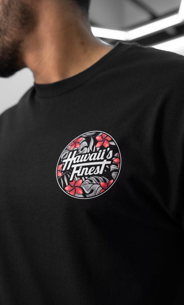 PLUMERIA CIRCLE PINK T-SHIRT Shirts Hawaii's Finest 
