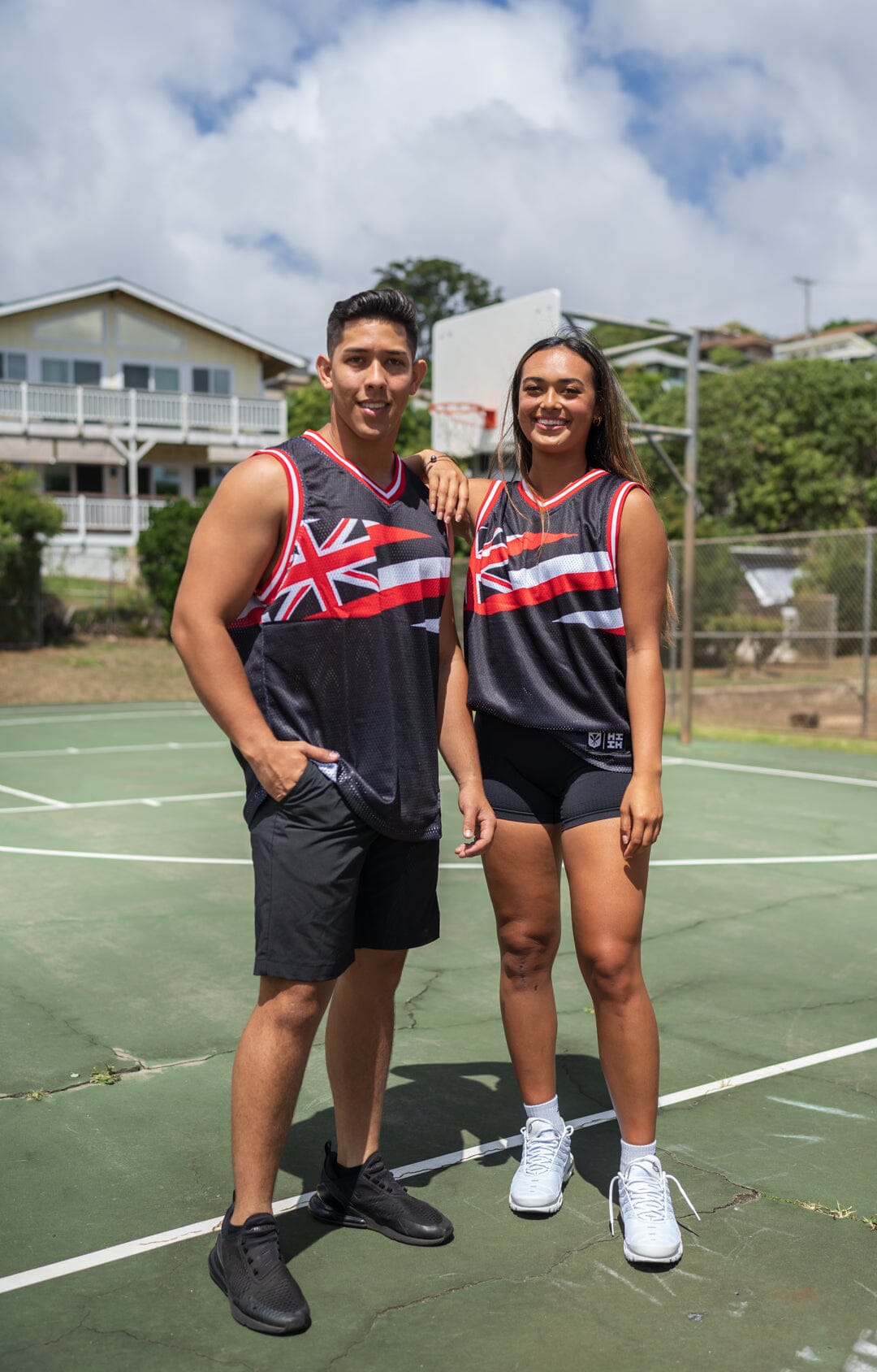 ALOHA FESTIVAL RED & YELLOW TRIANGLES BASKETBALL JERSEY – Hawaii's Finest