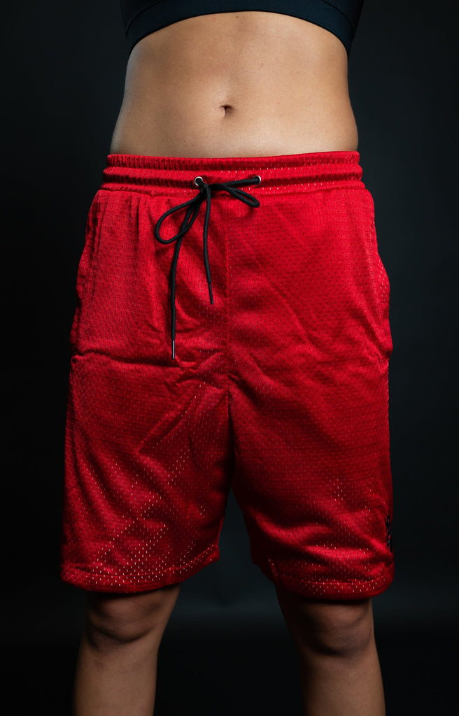 RED SIMPLE MESH SHORTS Shorts Hawaii's Finest 