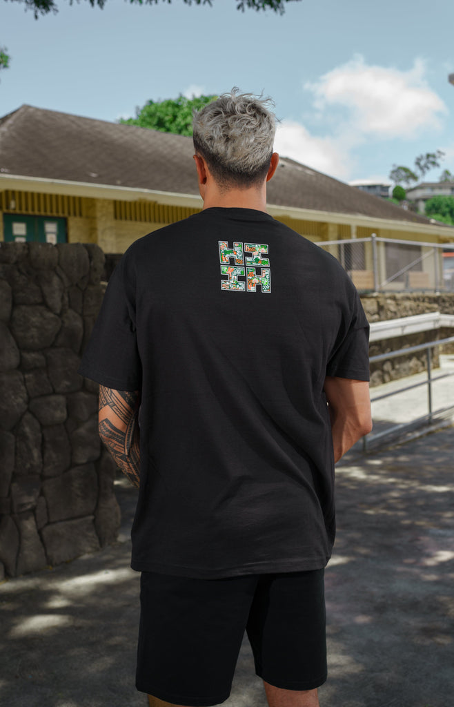 RETRO STICKERBOMB HIFI LOGO T-SHIRT Shirts Hawaii's Finest 