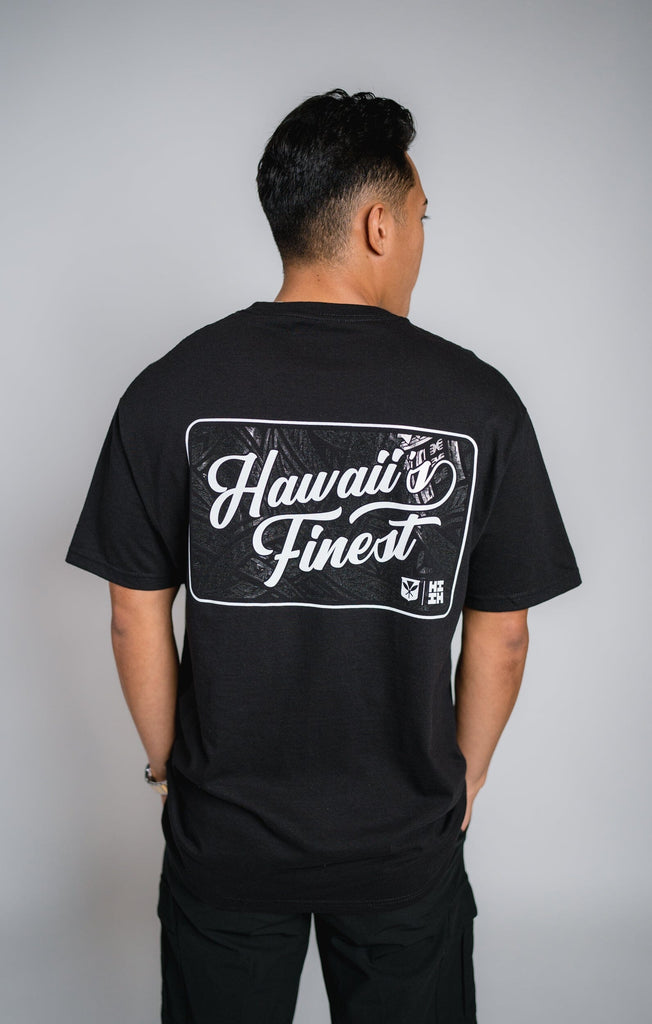 SCRIPT TRIBAL BW T-SHIRT Shirts Hawaii's Finest 