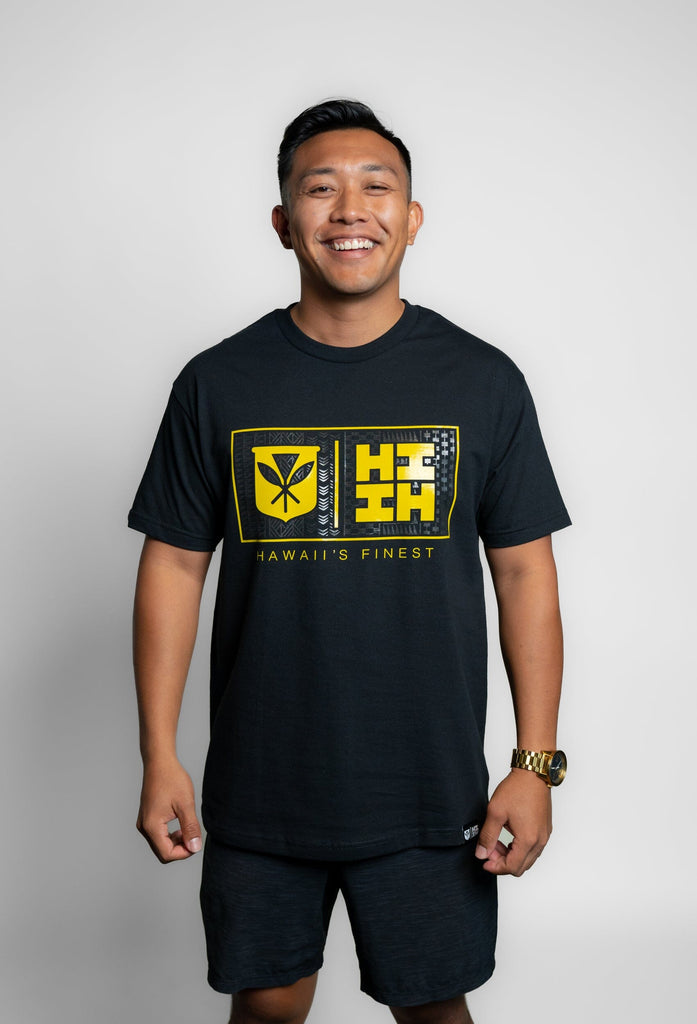 SIMPLE KĀPALA GOLD T-SHIRT Shirts Hawaii's Finest MEDIUM 