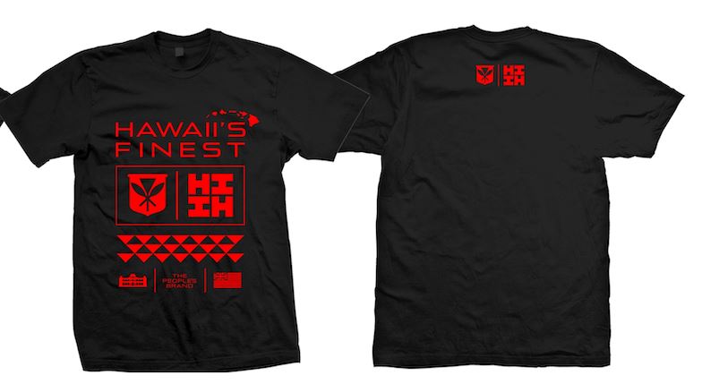 SIMPLE LOGO RED T-SHIRT Shirts Hawaii's Finest 
