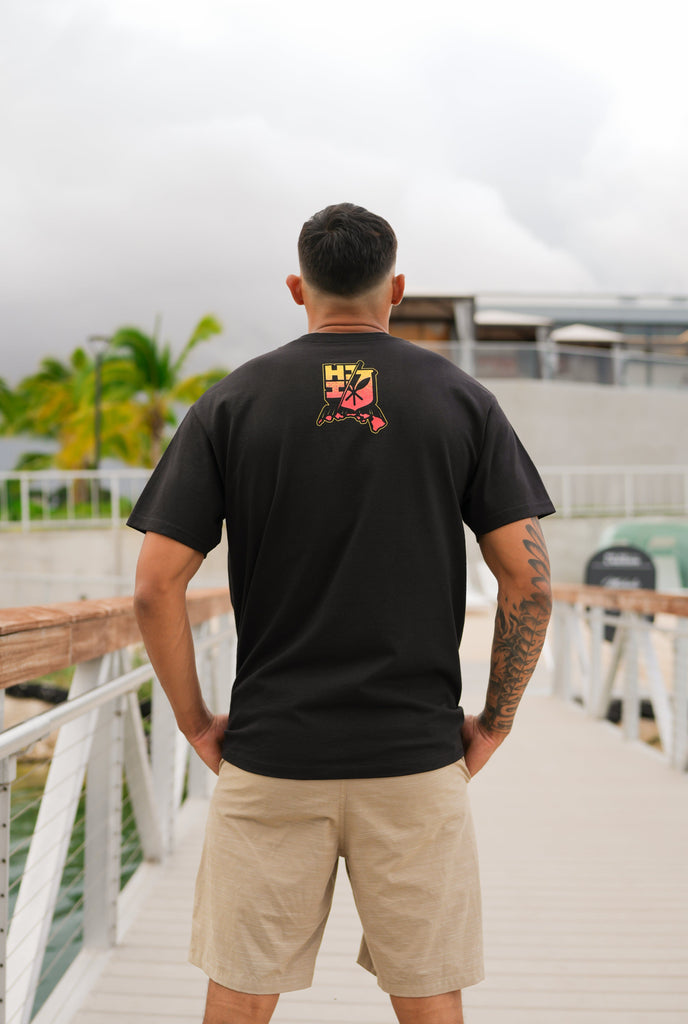 SPLIT ISLANDS RED T-SHIRT Shirts Hawaii's Finest 