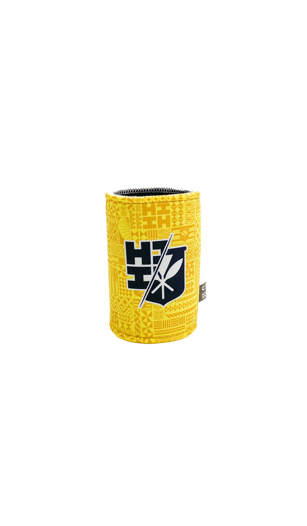 SPRING COOZIES Utility Hawaii's Finest YELLOW TAPA 