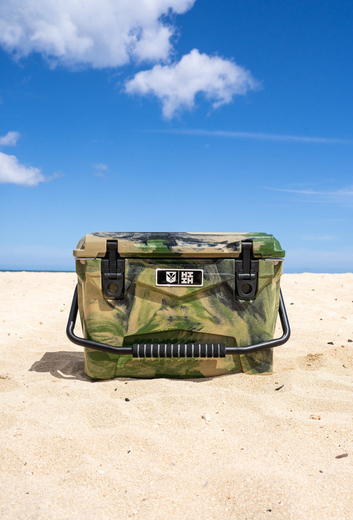 SUMMER 20QT COOLERS Utility Hawaii's Finest ARMY GREEN CAMO 