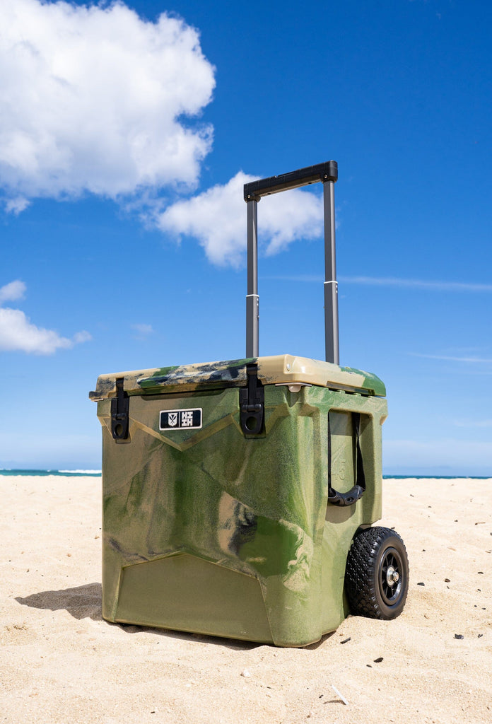 SUMMER 45QT COOLERS Utility Hawaii's Finest ARMY GREEN CAMO 
