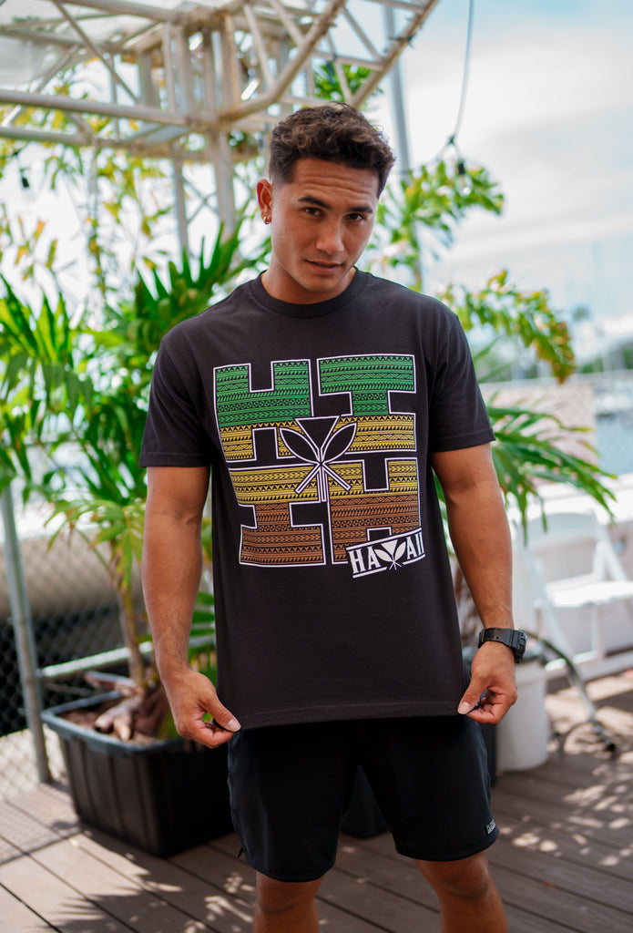 TRI TRIBAL LOGO MAUKA T-SHIRT Shirts Hawaii's Finest MEDIUM 