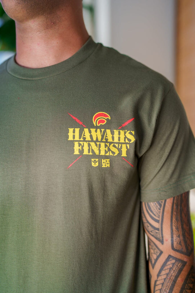 WAR MILITARY T-SHIRT Shirts Hawaii's Finest 