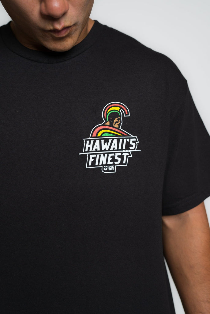 WARRIOR BLACK T-SHIRT Shirts Hawaii's Finest 