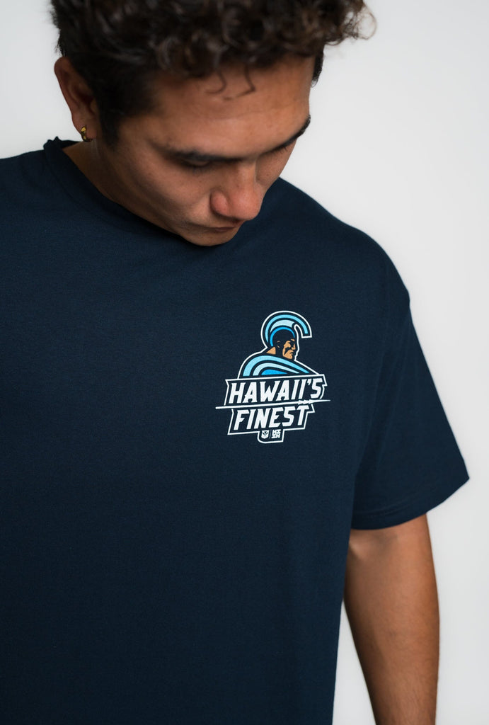 WARRIOR NAVY T-SHIRT Shirts Hawaii's Finest 