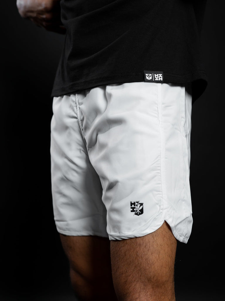WHITE SIMPLE PERFORMANCE SHORTS Shorts Hawaii's Finest 