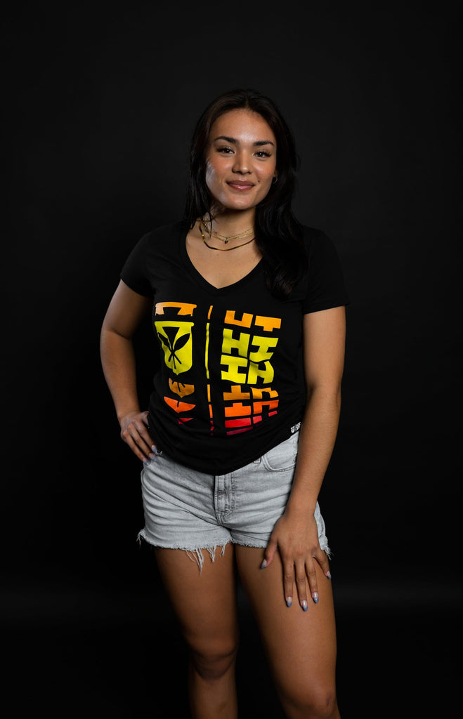 WOMEN'S RISE UP ORANGES TOP Shirts Hawaii's Finest 